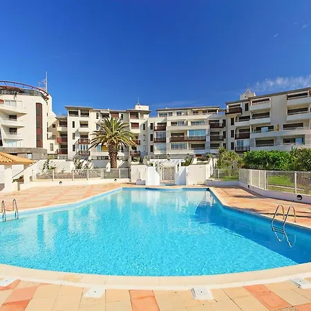 Superbe T2 Cabine, 1ere Ligne Mer, Cap D'agde, Terrasse Sud, Piscine, Acces Direct Plage - Fr-1-769-5 * Agde